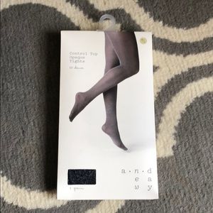 Control top opaque tights M/L